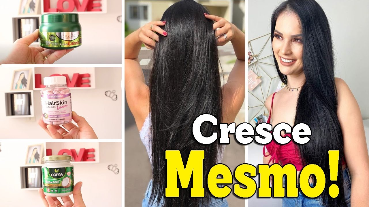 7 PRODUTOS TOPs p/ CRESCIMENTO DO CABELO! #2 (e que Funcionam) por Julia Doorman