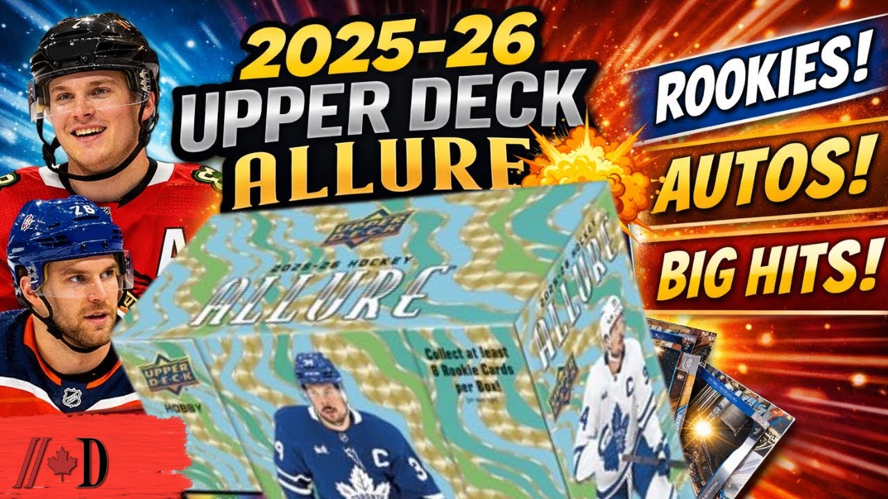 🚨 Невероятный хит сезона 2025–26 Upper Deck Allure Hockey Hobby Box SSP