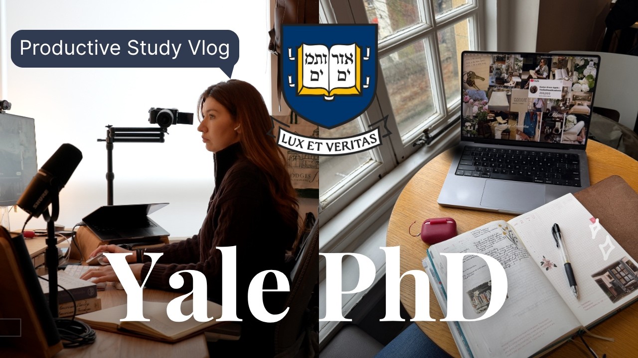 productive 72 hr study vlog 📚📝✨ Yale History PhD Candidate