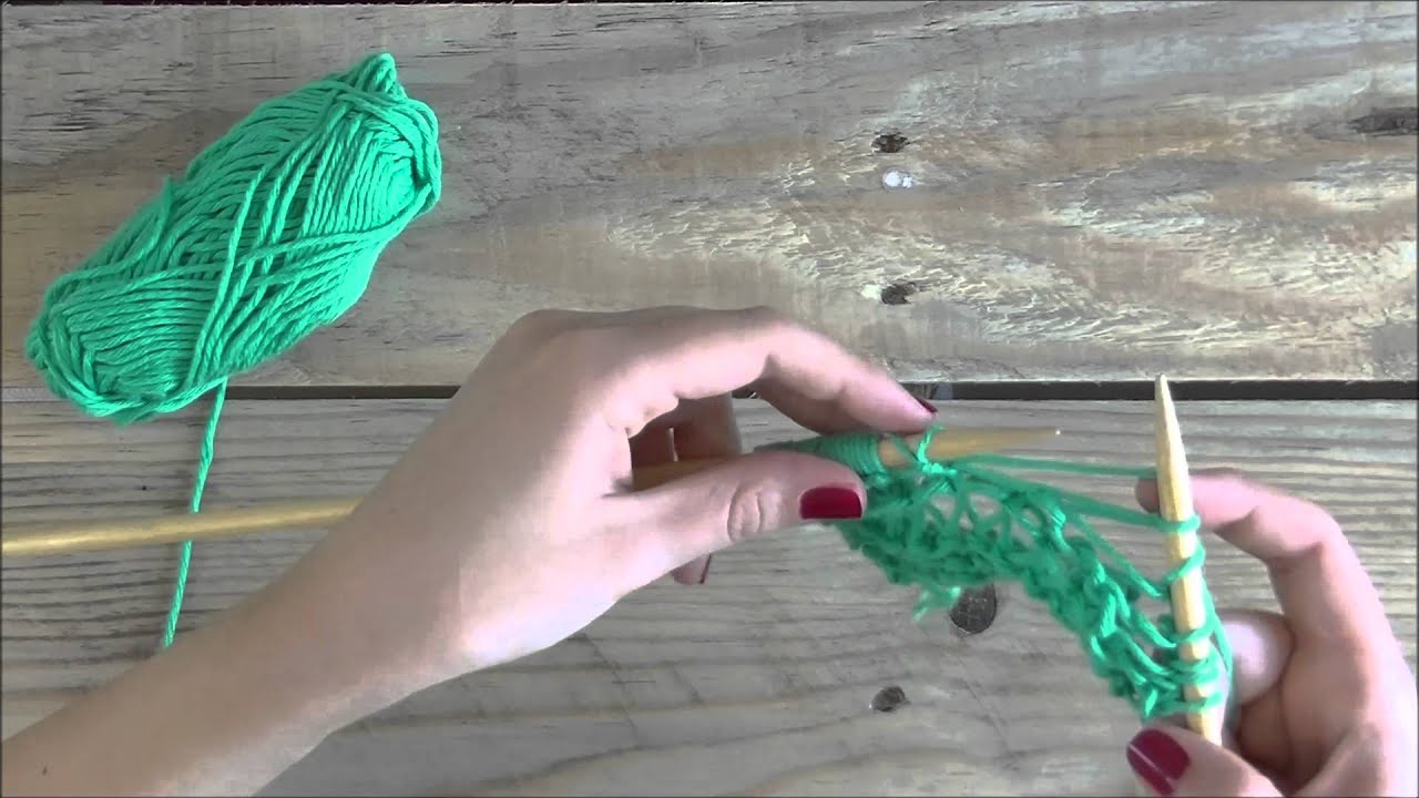 &iquest;C&oacute;mo tejer punto vainilla? KNIT IT YOURSELF