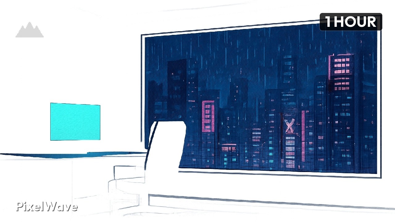 Cyberpunk Coding Lounge | Dark Synthwave for Programming & Deep Focus