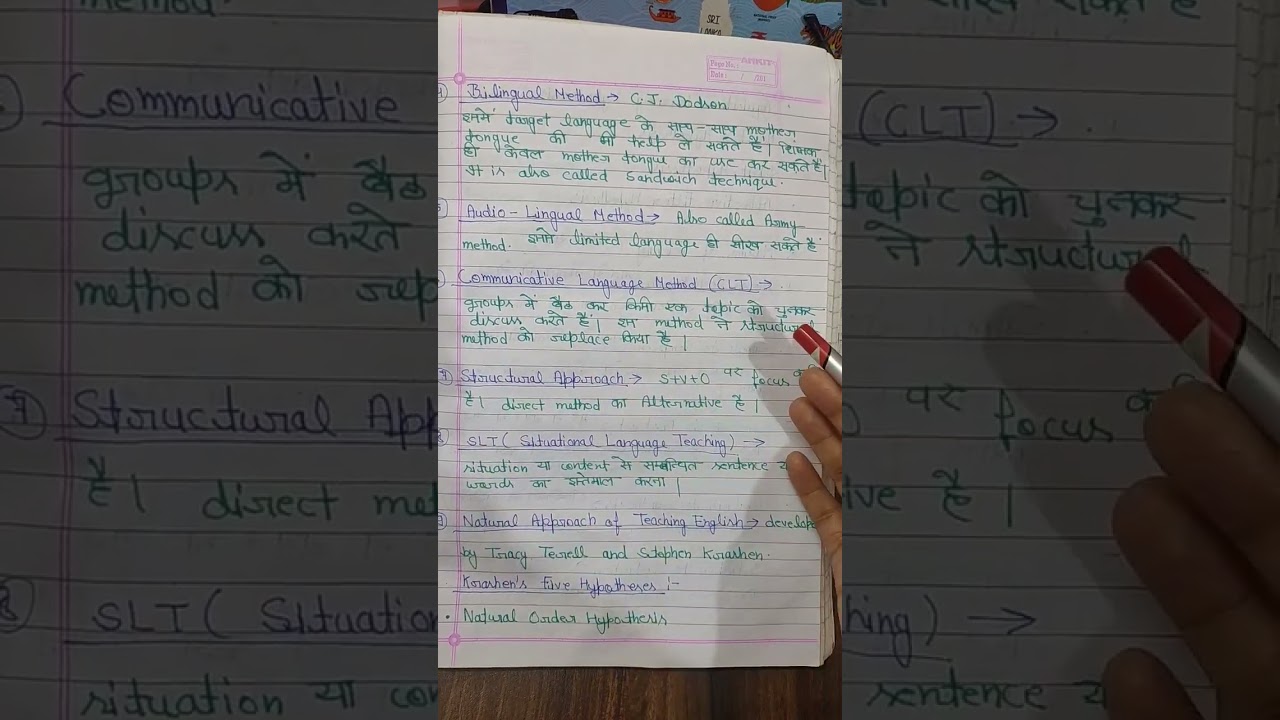English Teaching Methods/ English Pedagogy/Child Development