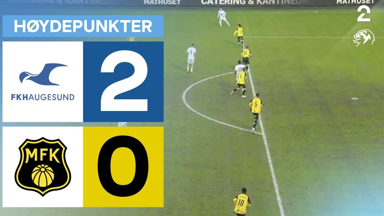 Haugesund 2 - 0 Moss - Høydepunkter