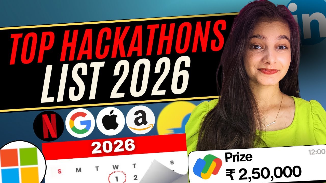Календарь хакатонов 2026 | Список лучших хакатонов, которые нельзя пропустить.