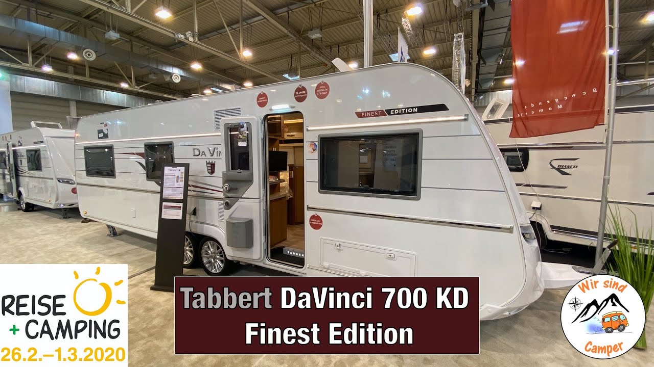 Vorstellung des Tabbert DaVinci 700 KD Finest Edition auf der Reise+Camping in Essen