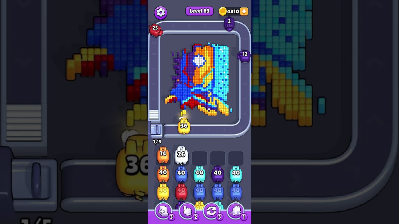 Pixel flow level 63 hard slow speed 