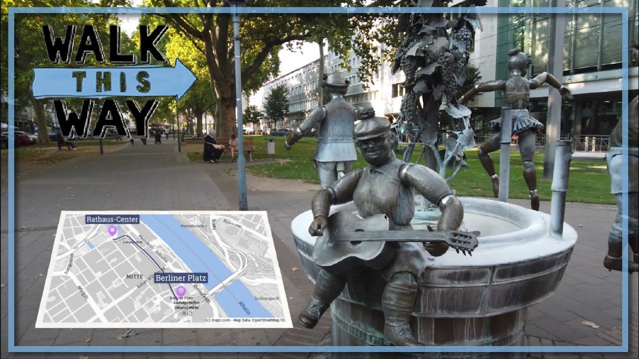 Ludwigshafen Ludwigstrasse Walking Tour - 4k