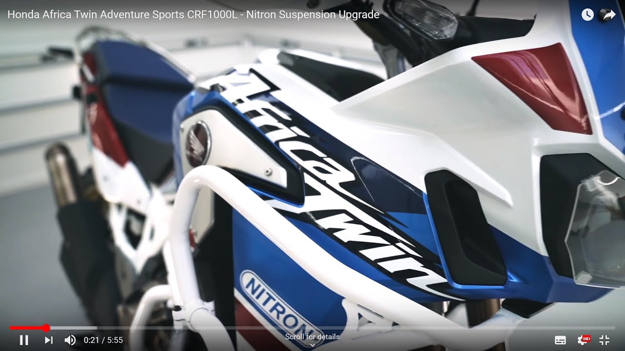 Honda Africa Twin Adventure Sports CRF1000L - Nitron Suspension Upgrade
