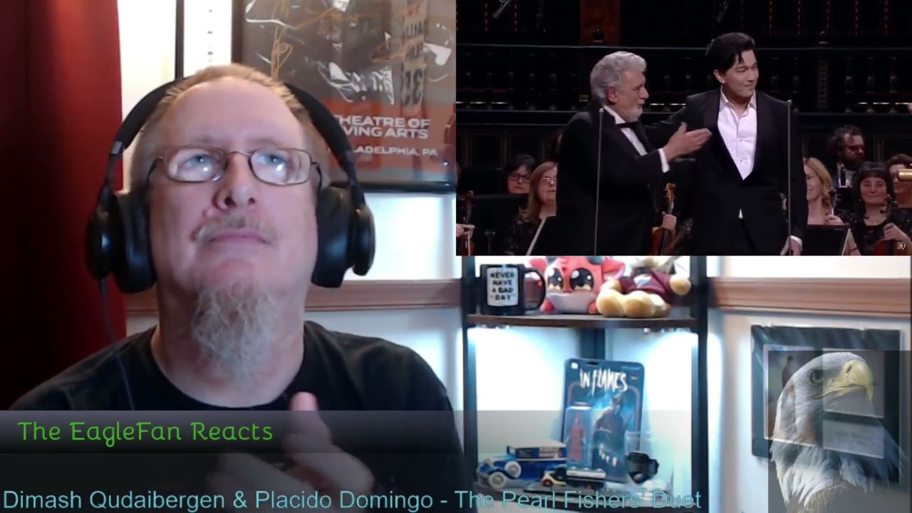 EagleFan Reacts to Dimash & Placido Domingo - The Pearl Fishers&rsquo; Duet: Au fond du Temple Saint