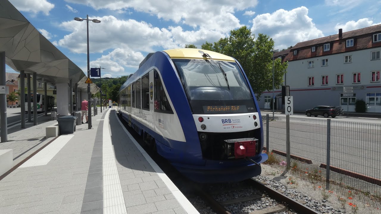 Bayerische Regiobahn: Mitfahrt von Eichstätt Bahnhof bis Eichstätt Stadt