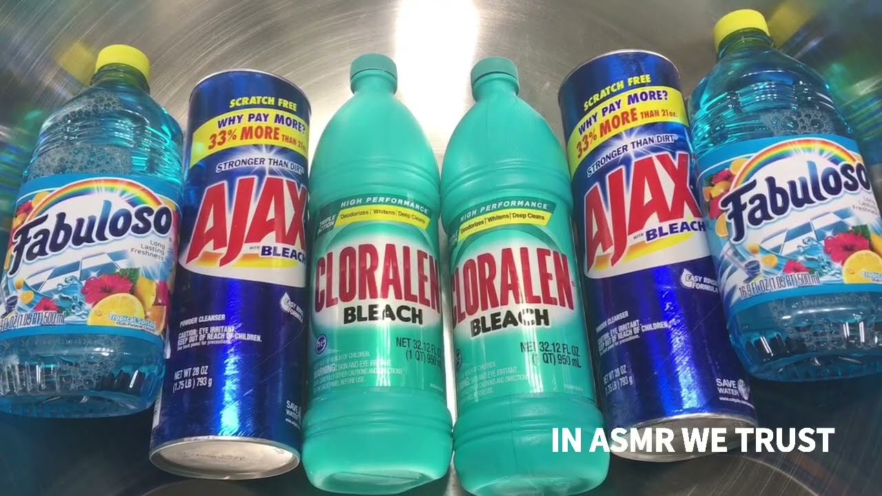 ASMR 🥵 Ajax + Cloralen Bleach Overload | Whew it got strong!!!