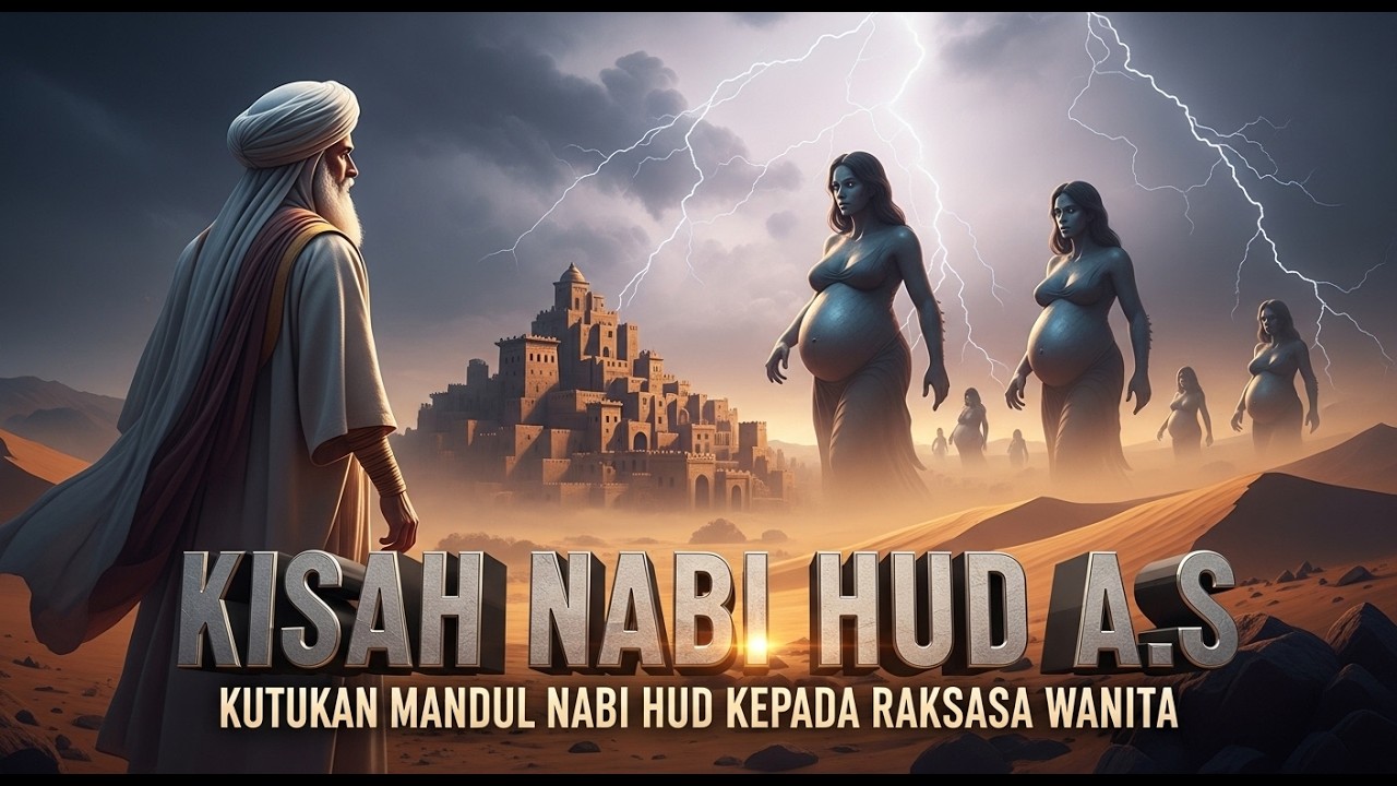 KISAH NUD AS !! KUTUKAN NABI HUD KEPADA RAKSASA PEREMPUAN MANDUL - sejarah islam