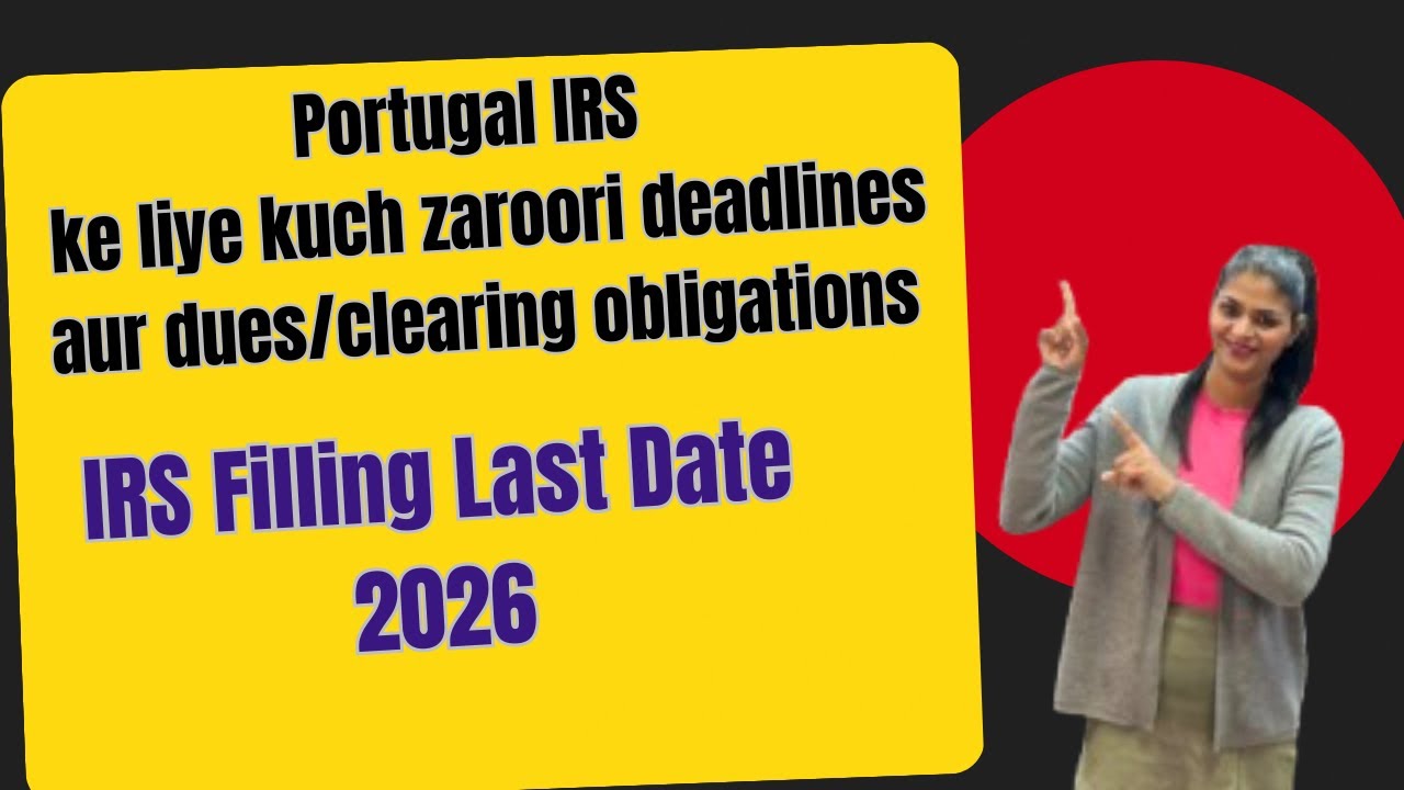 IRS filing Time Coming soon in 2025 | How can avoid falta while filing IRS in portugal
