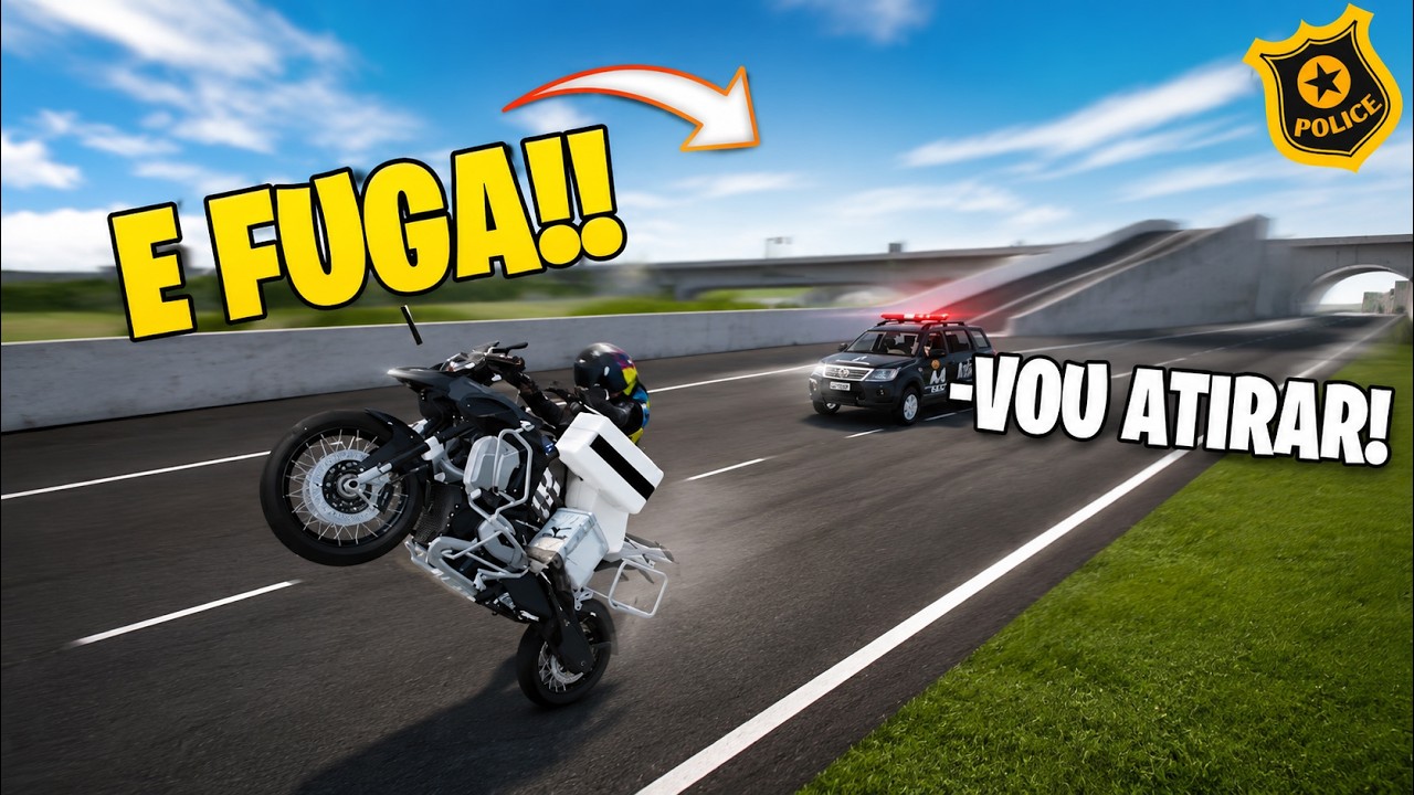 POLICIAL ATIROU EM MIM NA FUGA! - RODOGRAU SP
