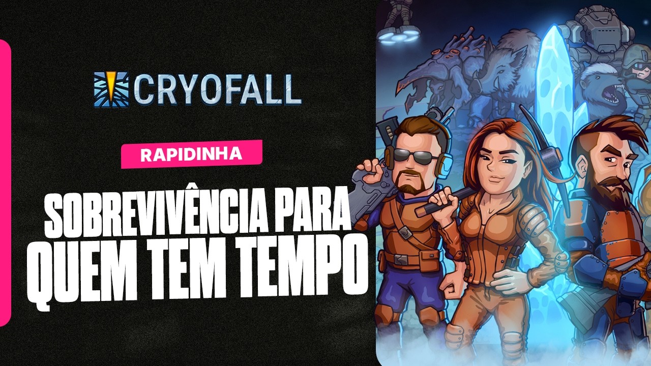 CRYOFALL | UM JOGO SURVIVAL COMPLETO!!