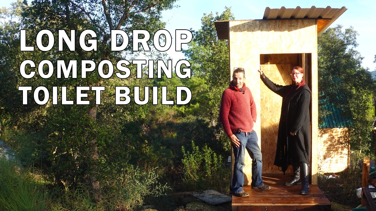 Sustainable Living: Building a Long Drop Compost Toilet Off-Grid in Portugal - EP7