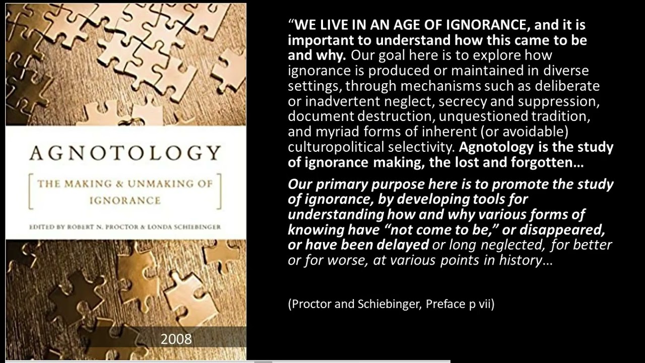 Soraya Boudia: Ignorance studies: Recent trends and future avenues. 2023
