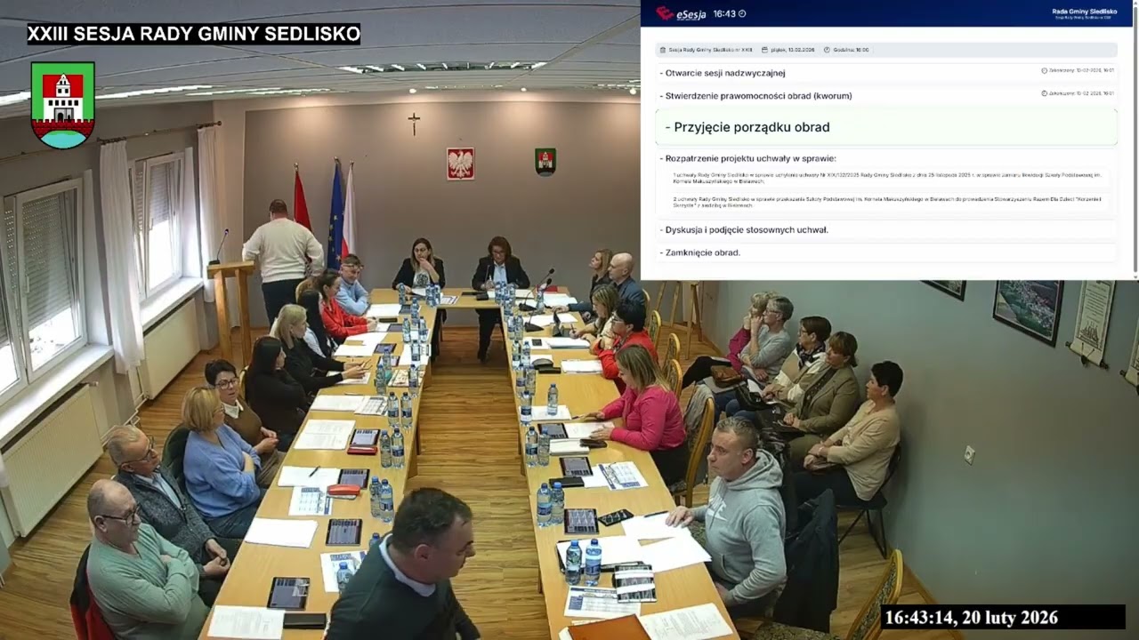 XXIII Sesja Rady Gminy Siedlisko część II