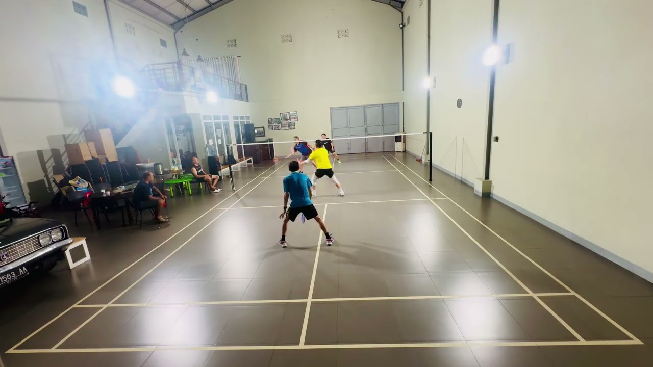 Tony Uke vs stev JamK #badminton #badmintolovers #videoshort #video #sports 