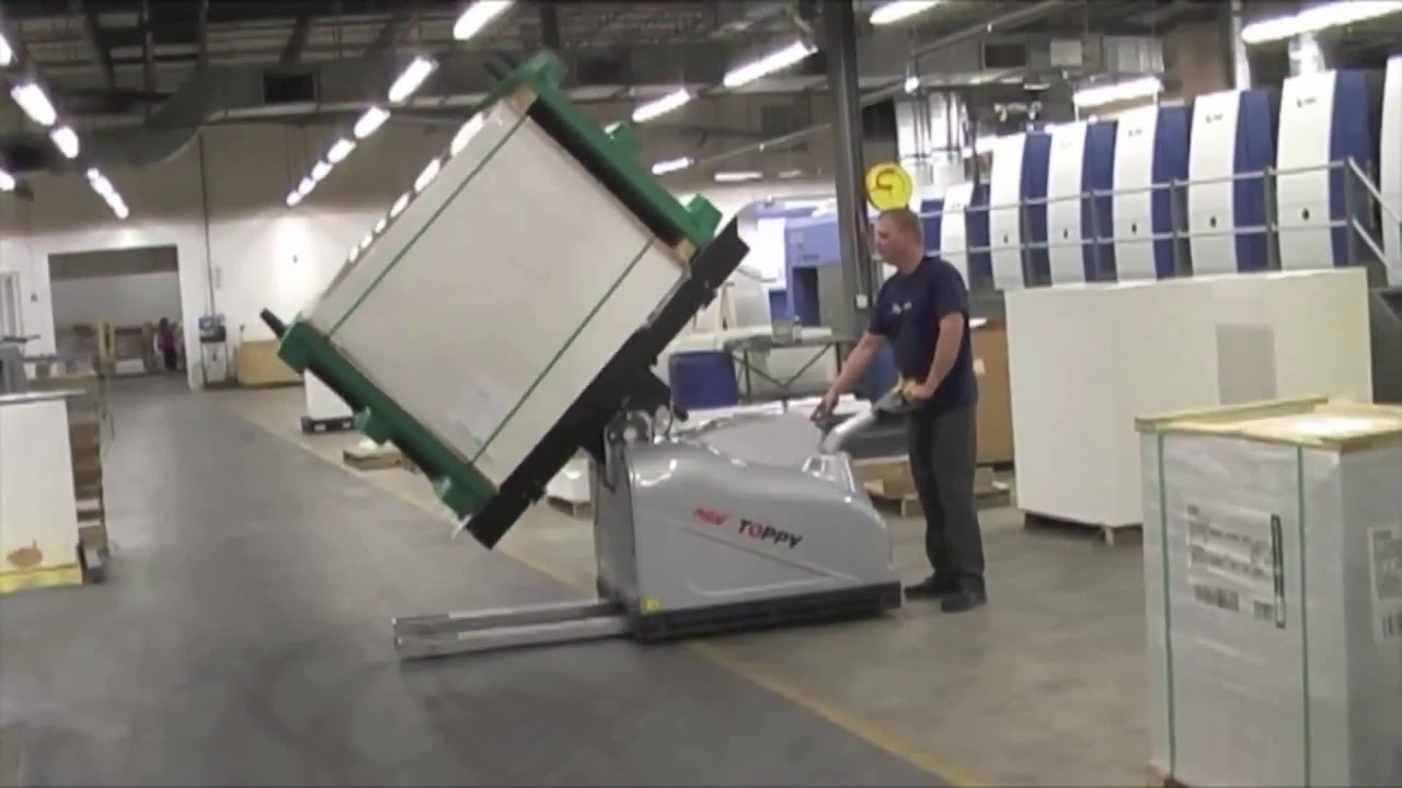 Mobil pallevender Toppy Advance. Yderst fleksibel til mange forskellige typer produkter