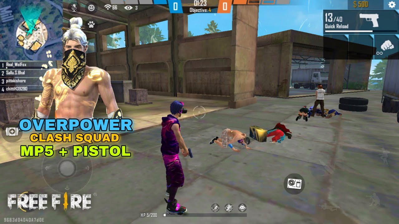 OverPower Clash Squad Gameplay | Garena Free Fire