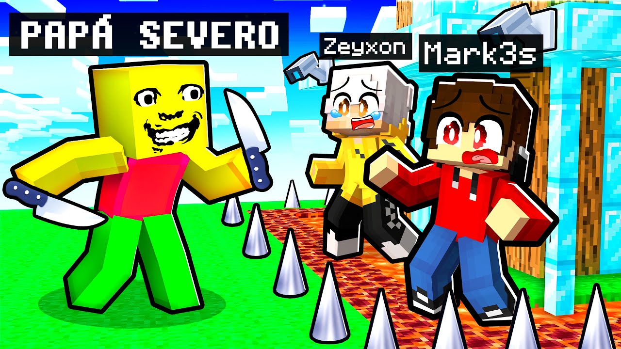 PAPÀ SEVERO contro LA CASA PIÙ SICURA di MINECRAFT!