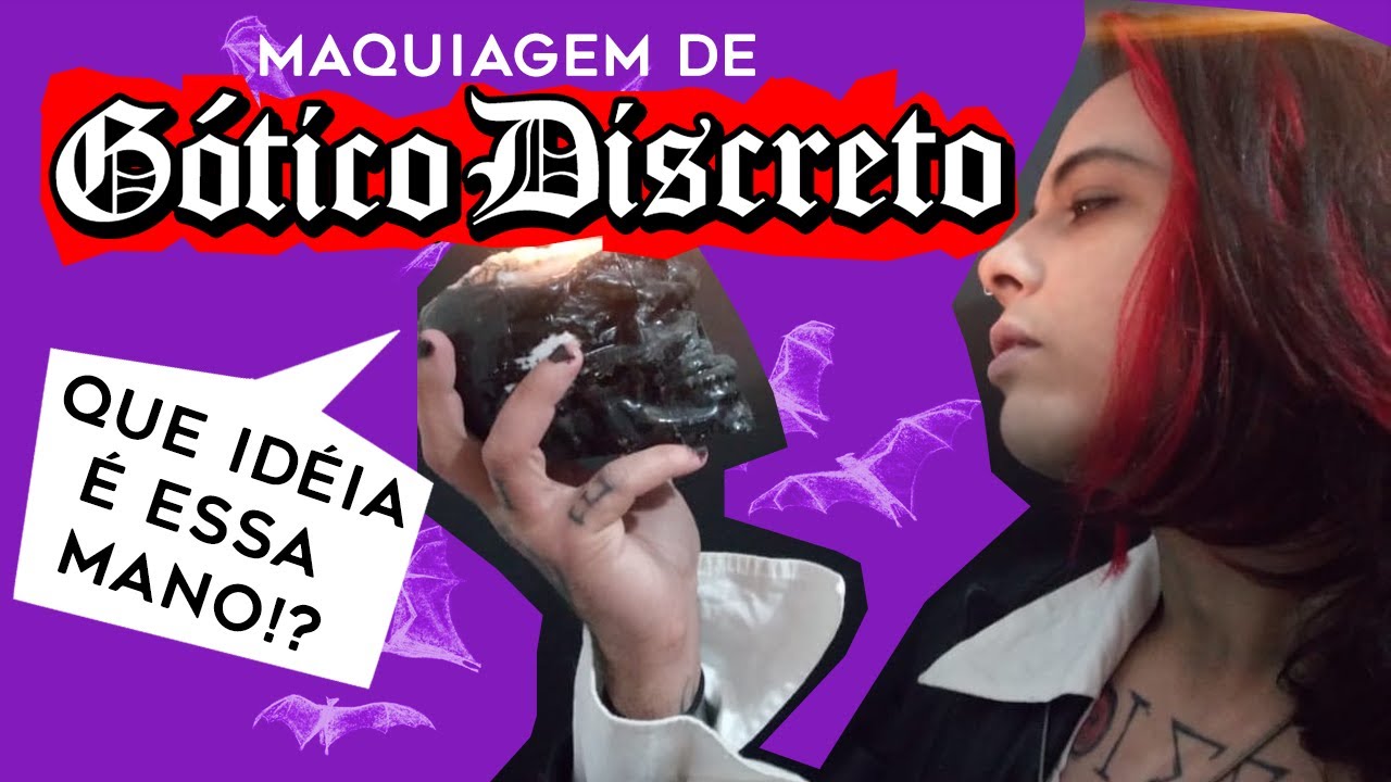 TUTORIAL DE MAQUIAGEM GÓTICA PARA HOMEM