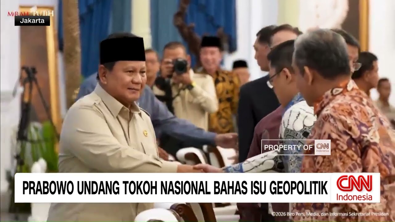 Prabowo Undang Tokoh Nasional Bahas Isu Geopolitik