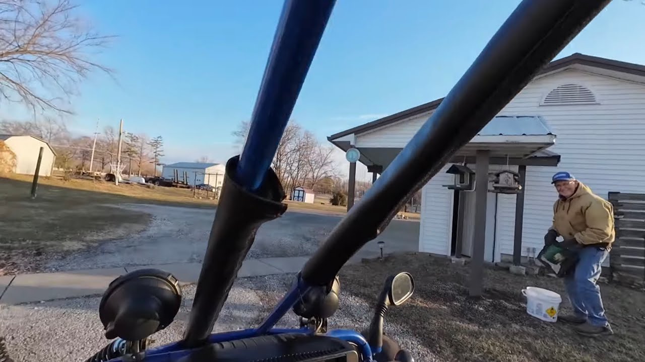 Riding my go kart ￼