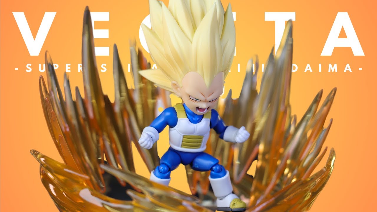 SH Figuarts Super Saiyan 3 Vegeta (Mini) Dragon Ball Daima Unboxing y Review