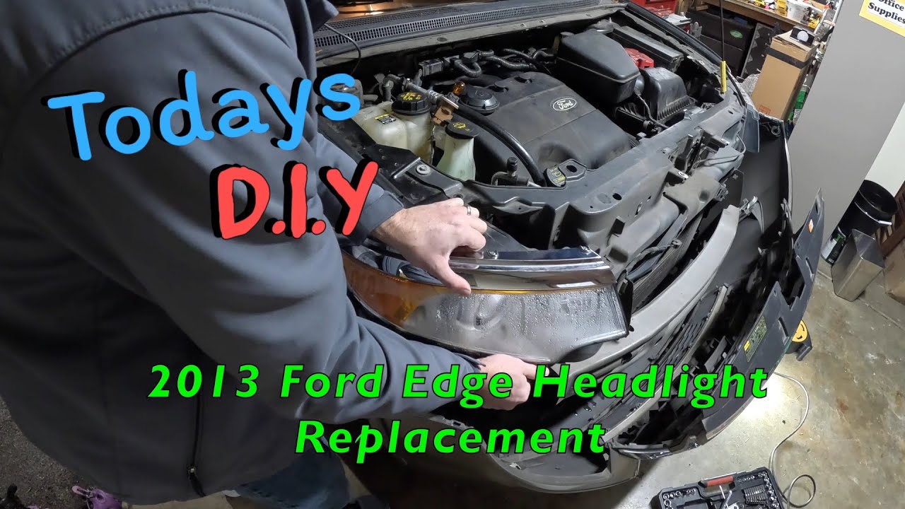 2013 Ford Edge Headlight Replacement #2013fordedgelightreplacement, #diy,