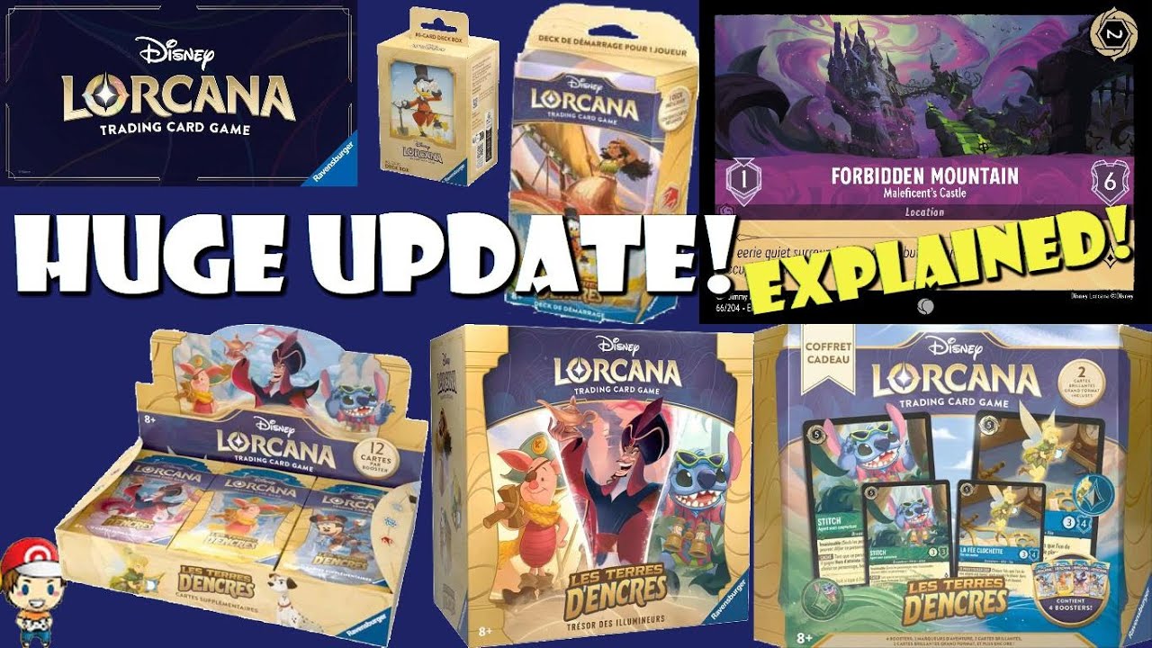 HUGE Lorcana Into the Inklands Update! New Products & Locations Explained!