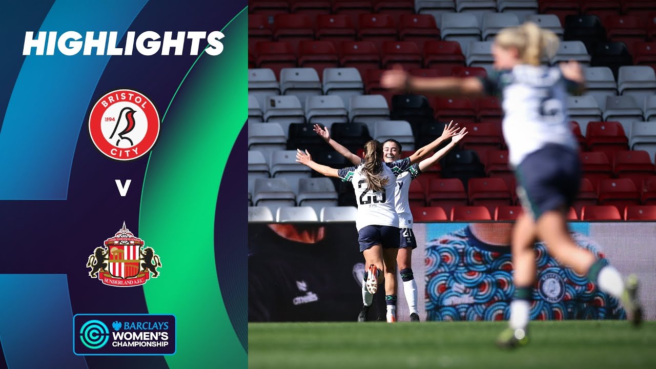 Dramatic 95th Minute Winner! | Bristol City v Sunderland Highlights | Barclays WC 24/25