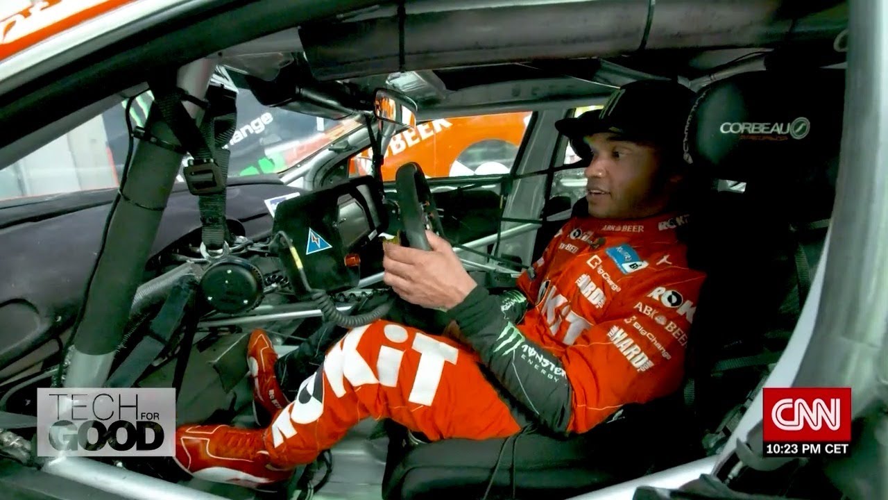 CNN's Tech For Good: High-tech car helps Nicolas Hamilton to race despite disability