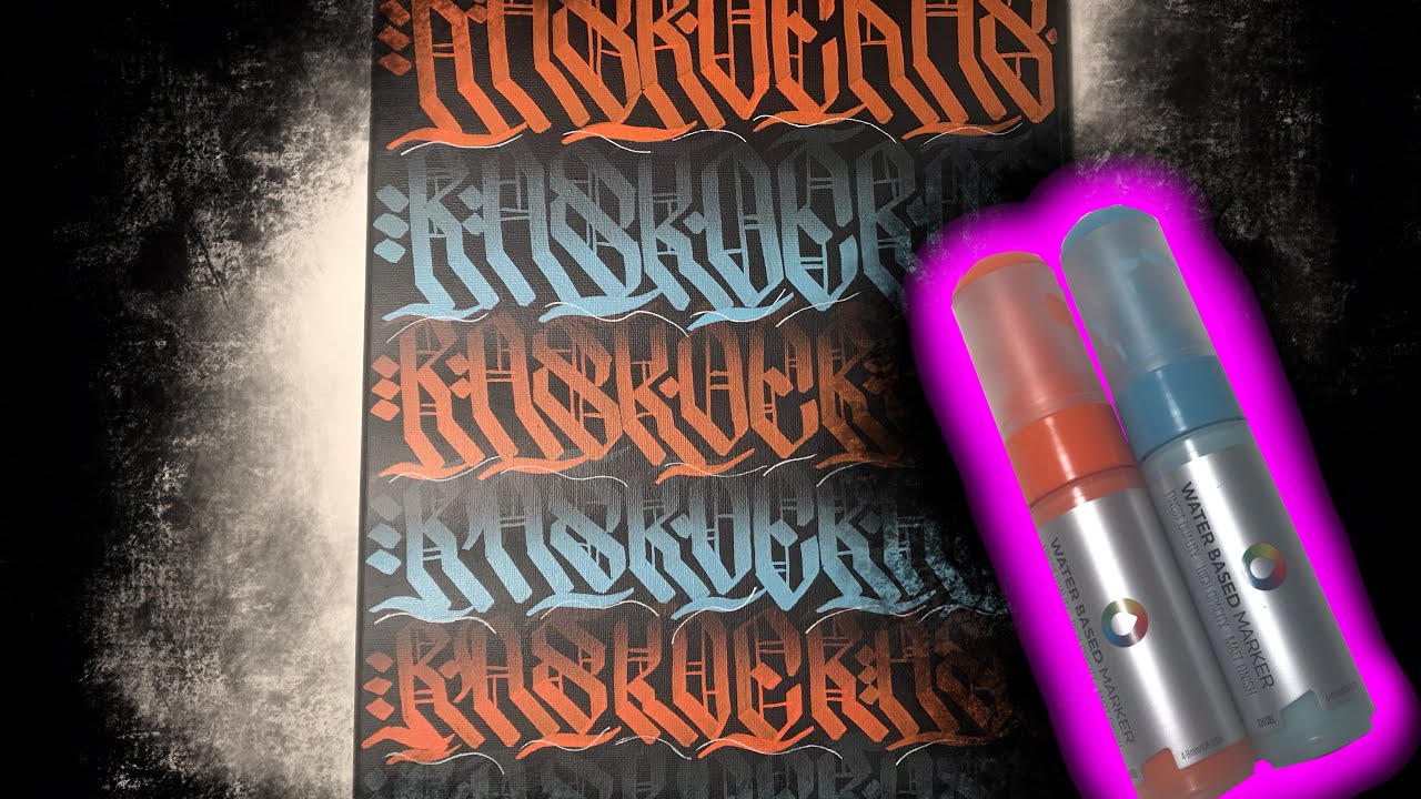 3D Graffiti Calligraphy Canvas