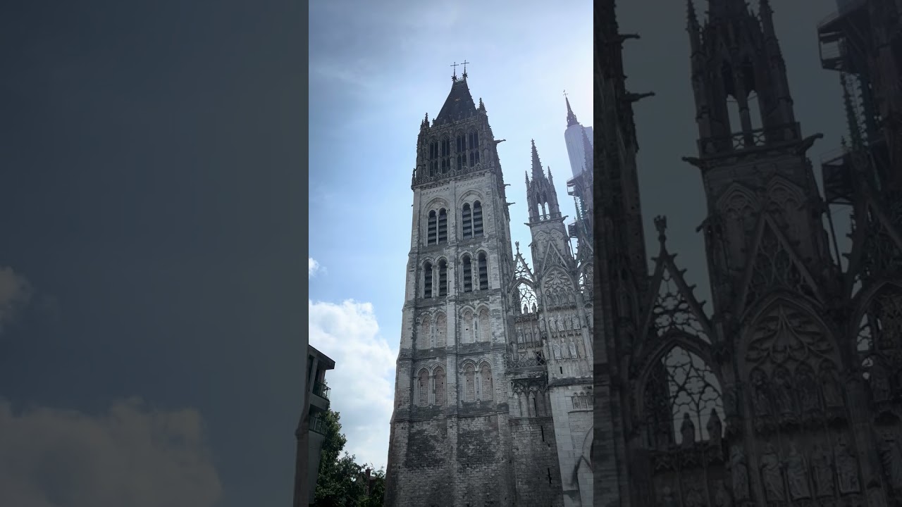 🔔- Sonnerie de l’angélus de 12h à la cathédrale Notre Dame de Rouen (76000) (Volée d’Agnès)