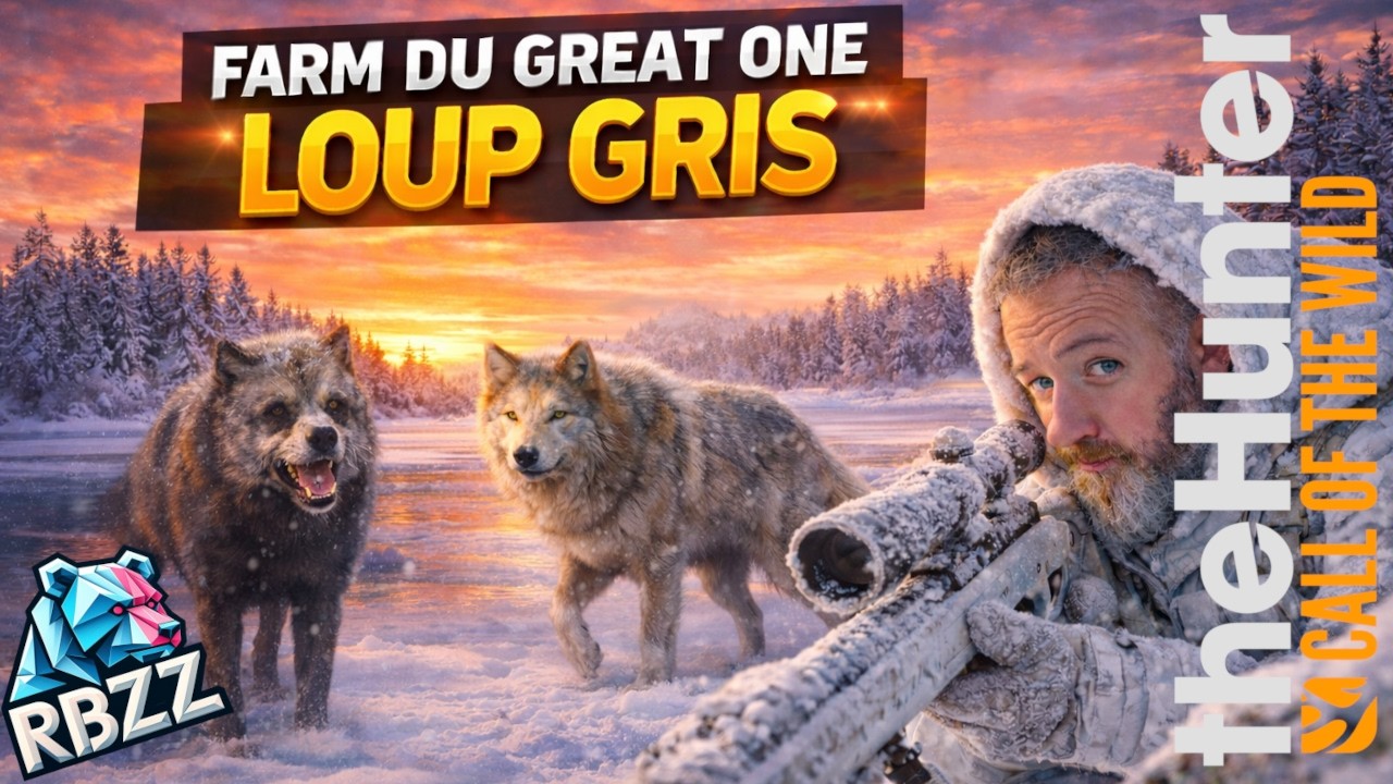 FARM DU GREAT ONE LOUP GRIS THE HUNTER CALL OF THE WILD