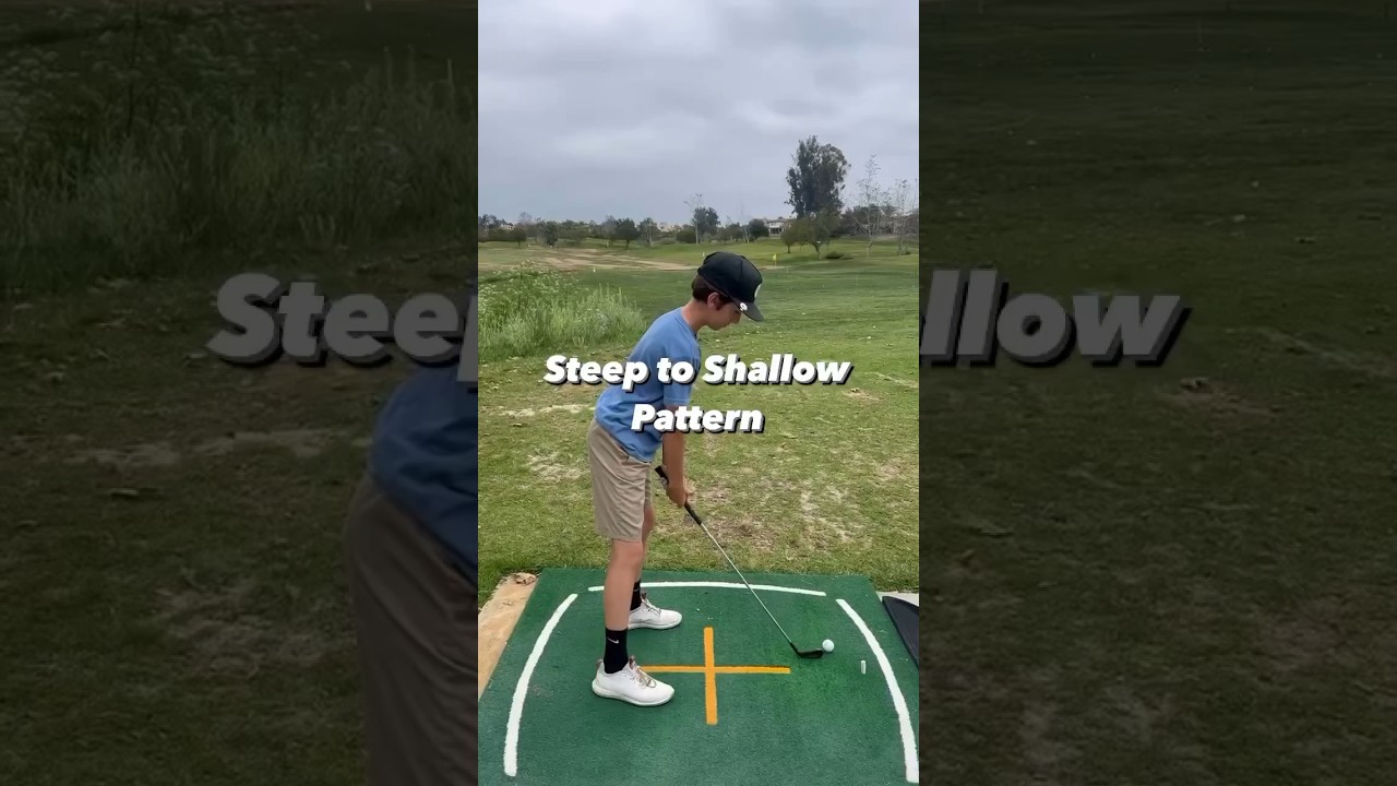 Steep-to-Shallow swing pattern 🏌️&zwj;♂️