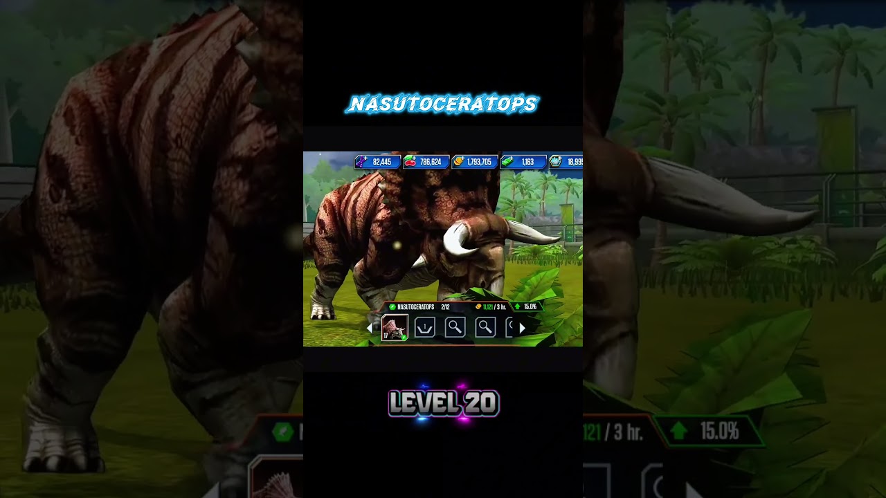 NASUTOCERATOPS LEVEL 20 