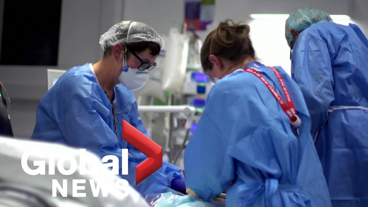 Coronavirus: Inside a night at a London ICU overwhelmed with COVID-19 patients