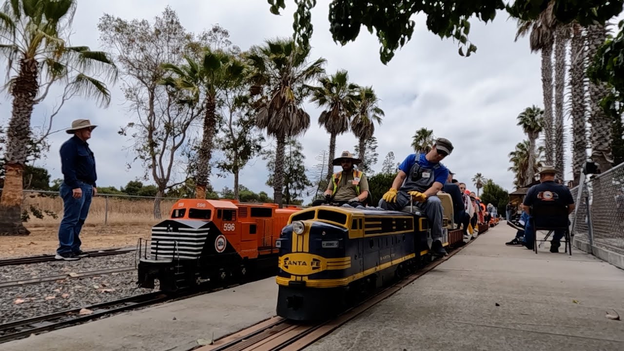 День бега в Orange County Model Engineers