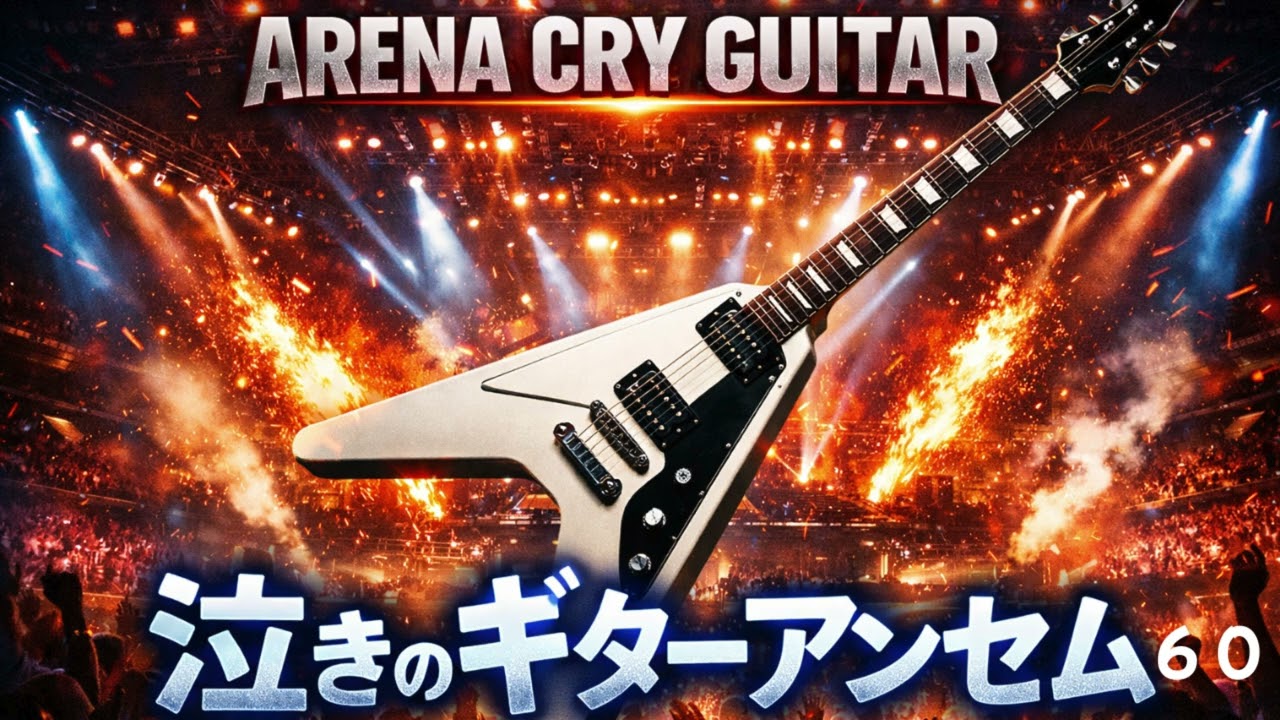 マイケル・シェンカー風｜フライングVで奏でる泣きのギター・インスト｜Into the Arena Inspired / Michael Schenker【Guitar Anthem ６０】