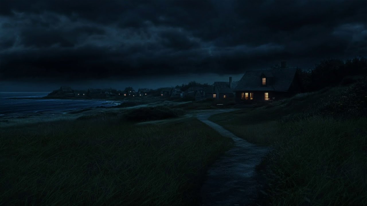 Balmy Calm Before the Storm Ambience | Distant Thunder & Soothing Winds