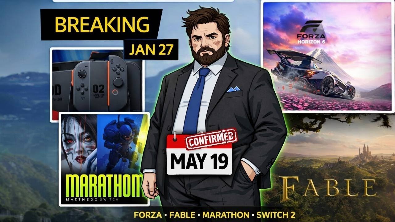 BIG Gaming News: Forza Horizon 6 Date + Fable Window + Marathon Launch + Switch 2 Price Talk