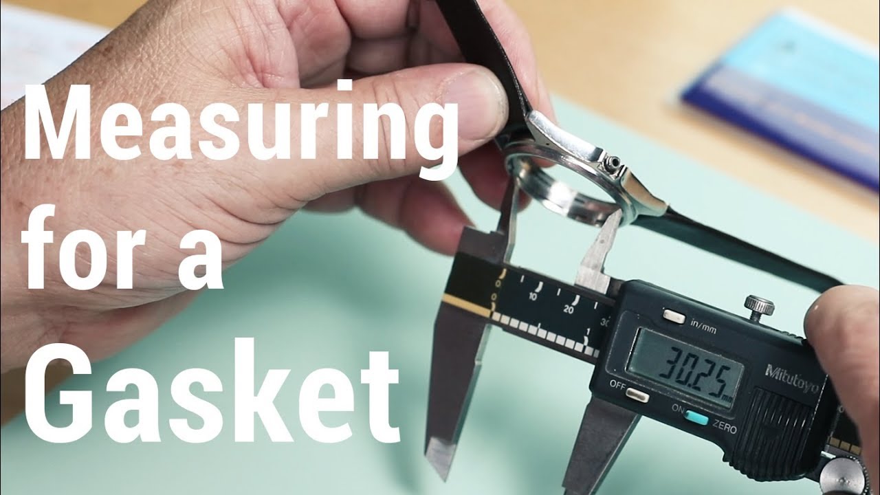 How to Measure for a Crystal Gasket for a Round Bezel
