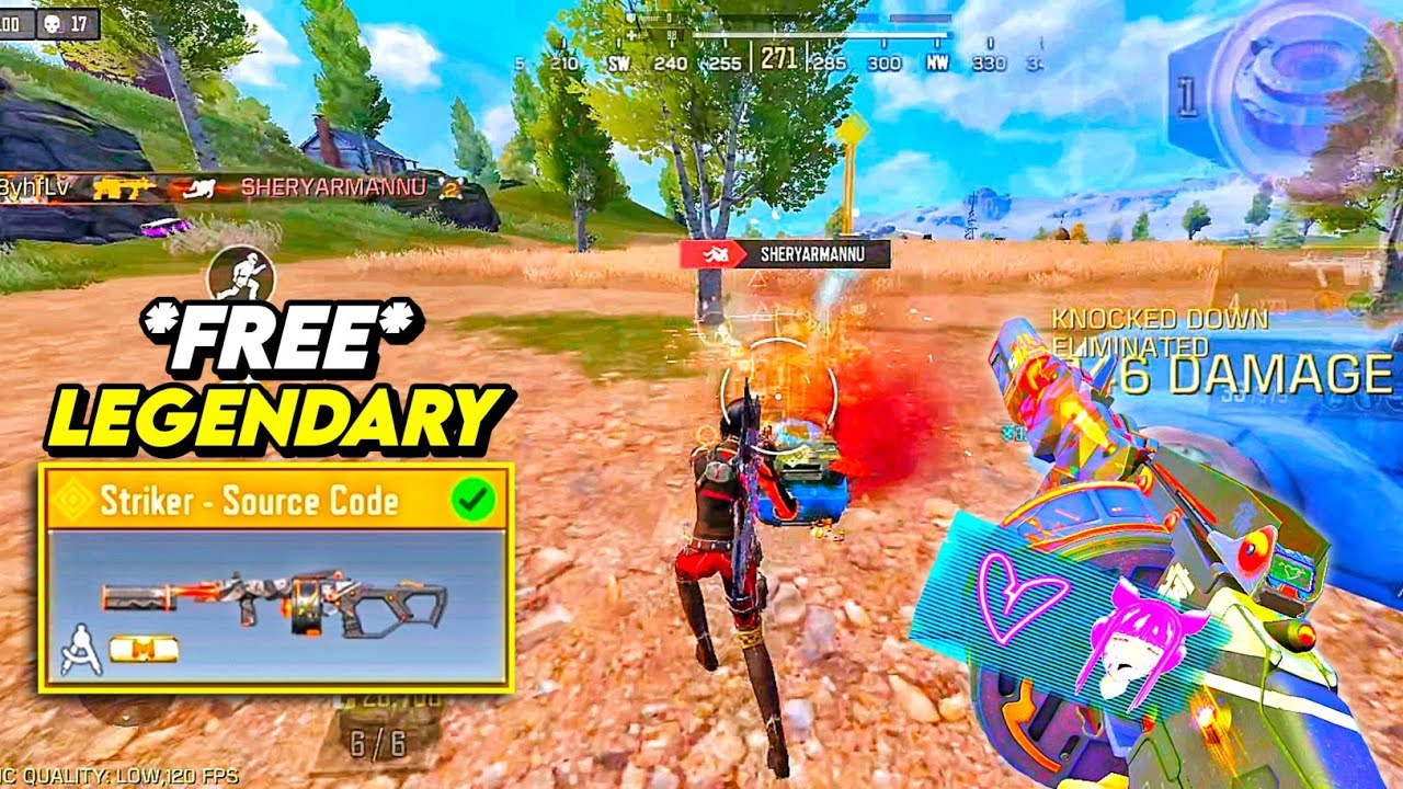 Finnally Unlocked Free Legendary STRIKER - Source Code 😍 in COD MOBILE 