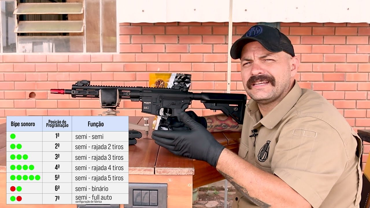 Gatilho Programável e Ajustável da NEPTUNE 10'' PLUS na prática