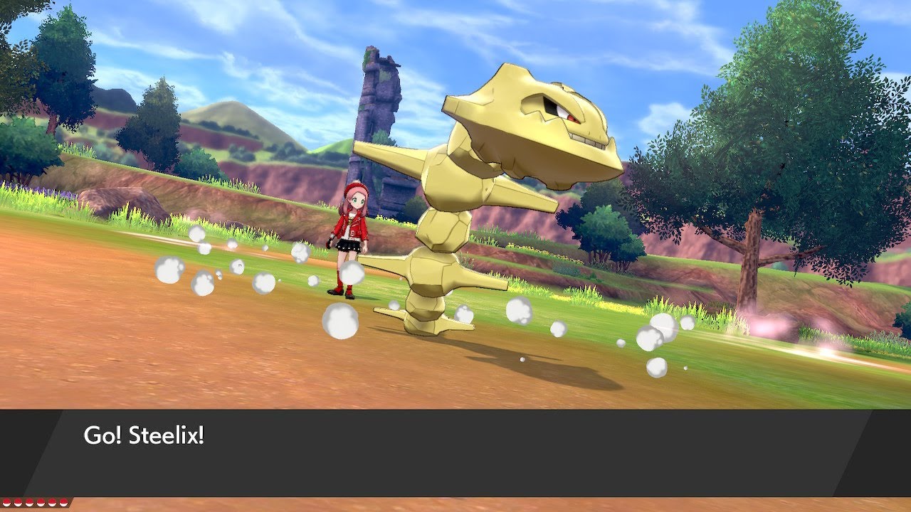 Pok&eacute;mon Sword - My Steelix Using Steel Roller - Nintendo Switch HD