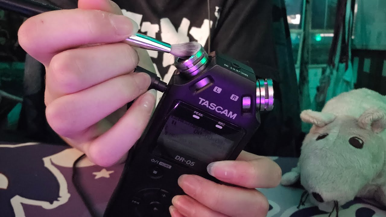 Asmr - no speaking,  mic brushing, touching and sticky tape