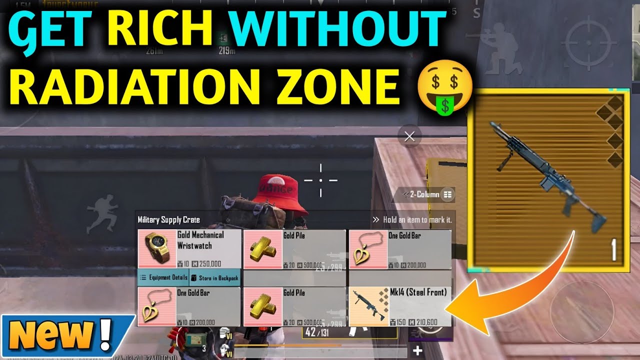 GET RICH WITHOUT RADIATION ZONE 🤑 PUBG METRO ROYALE CHAPTER 24